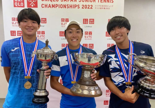 ユニクロ全日本ジュニアテニス選手権 2022　ノアテニスアカデミー初！所属する３選手が優勝！