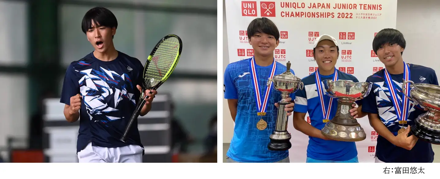 日本テニス協会の「レッドクレー育成プロジェクト」にノアテニスアカデミー所属の富田悠太が選出されました